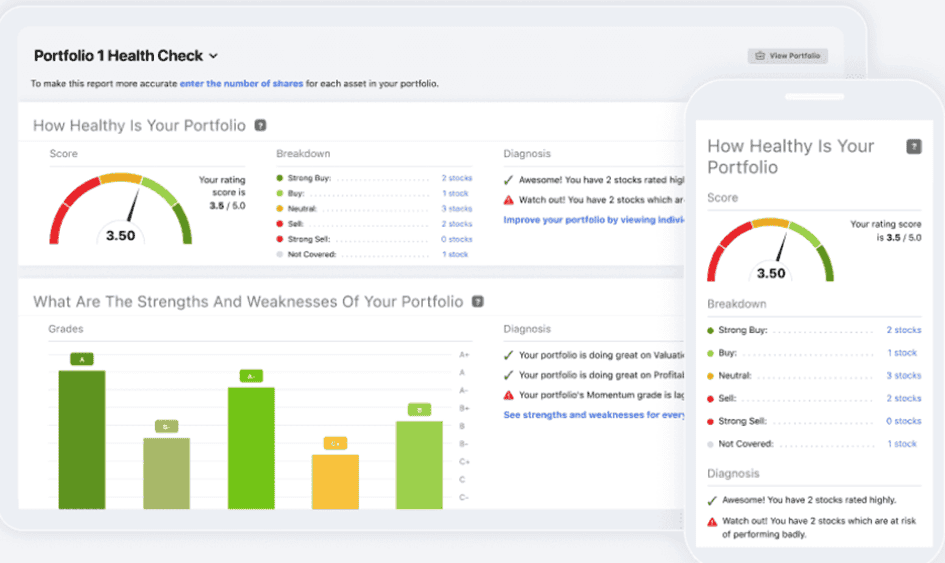 seeking alpha portfolio