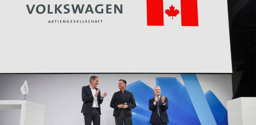 Volkswagen závod na batérie v Kanade